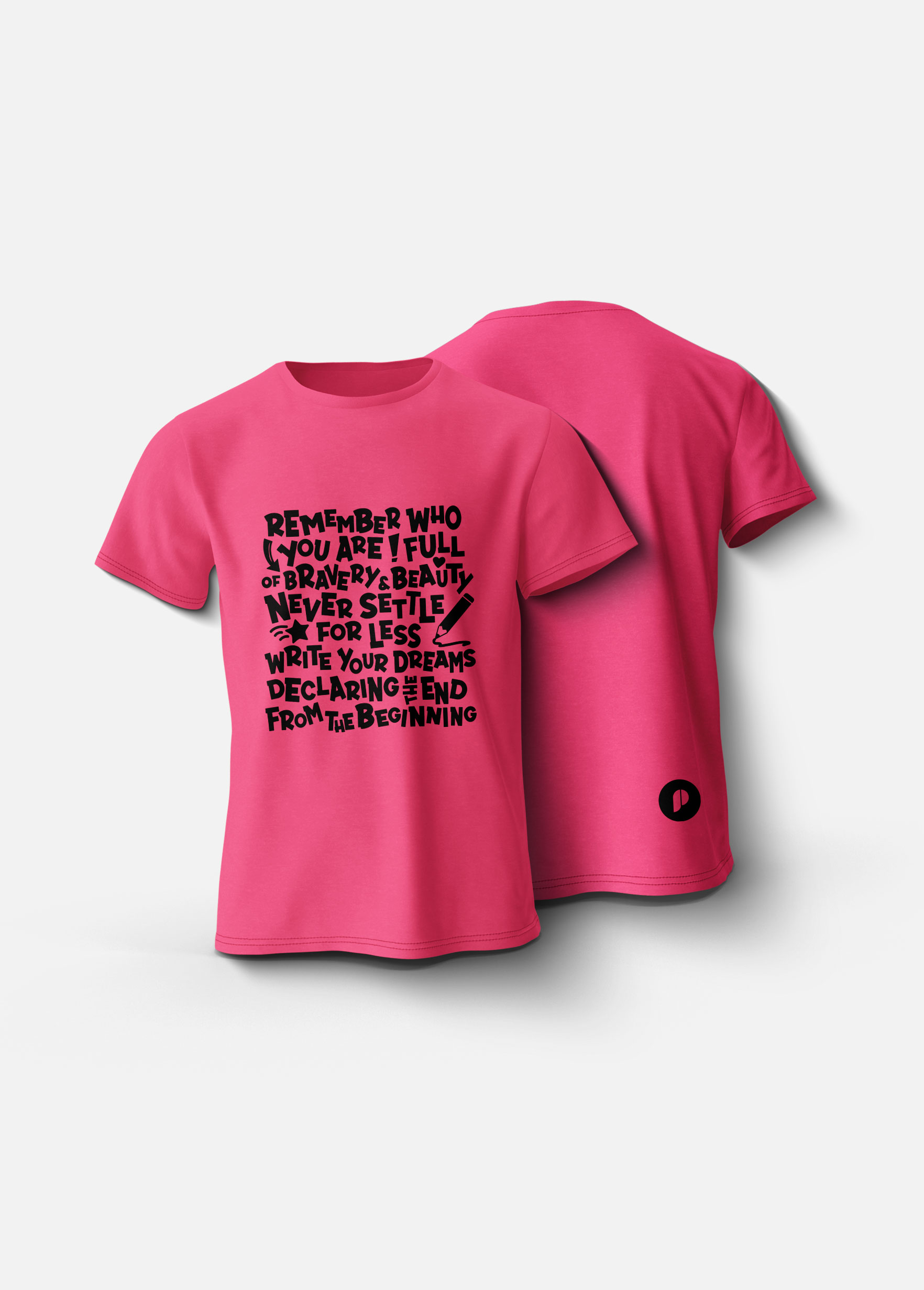 Never Settle for Less T-Shirt - Image 1