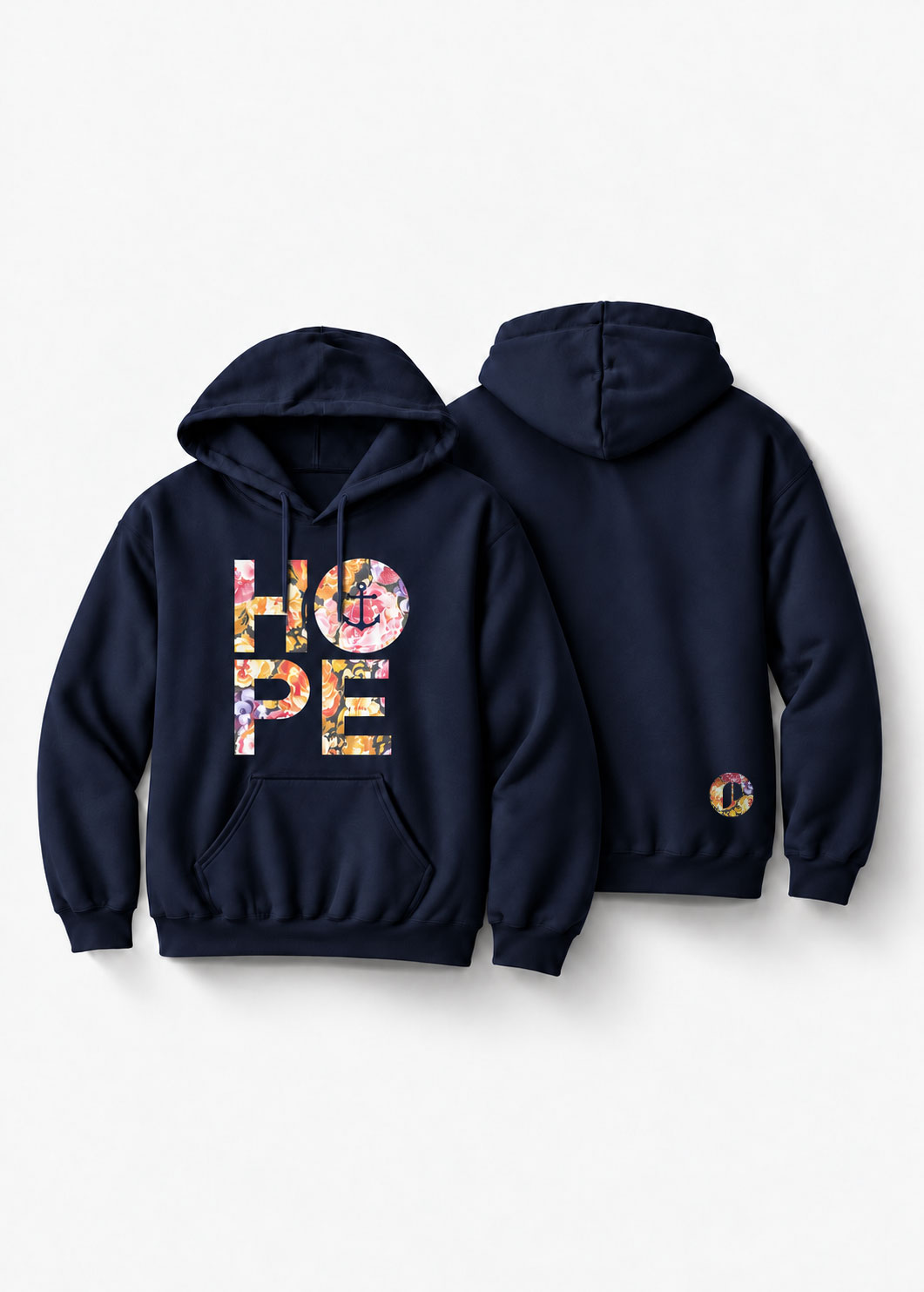 HOPE Floral Hoodie - Image 1